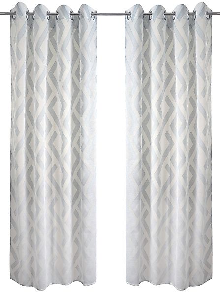 Bruno Banani Gardine "Lynn" Ösen 1 Stk. tlg. schöner Schal, Scherli, zeitlo günstig online kaufen