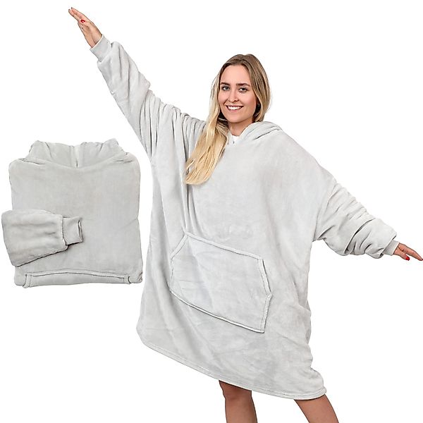 Wohndecke Deckenhoodie beheizbar, Decke mit Ärmeln, günstig online kaufen
