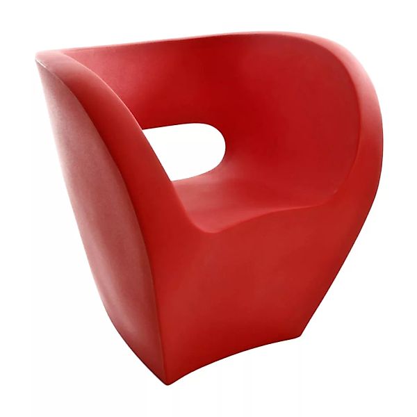 Moroso - Little Albert Outdoor Sessel - rot/opak/BxHxT 74x70x62cm/Polyethyl günstig online kaufen