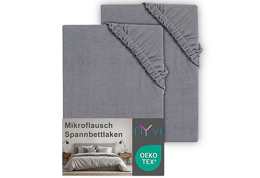 NYVI Spannbettlaken Spannbettlaken DreamScience Mikroflausch für Matratzen günstig online kaufen