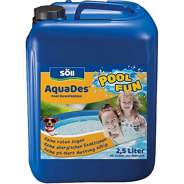 SÖLL Poolpflege AquaDes Pool-Desinfektion flüssig 2,5 günstig online kaufen