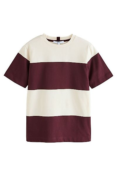 Next T-Shirt Schweres T-Shirt mit Rundhalsausschnitt (1-tlg) günstig online kaufen