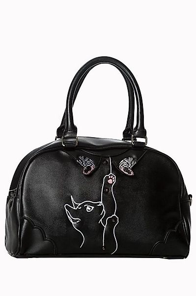 Banned Schultertasche Meow Bag, Katze Stickerei Verstellbarer Schultergurt günstig online kaufen