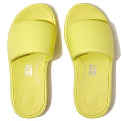 Fitflop IQUSHION D-LUXE PADDED LEATHER SLIDES günstig online kaufen