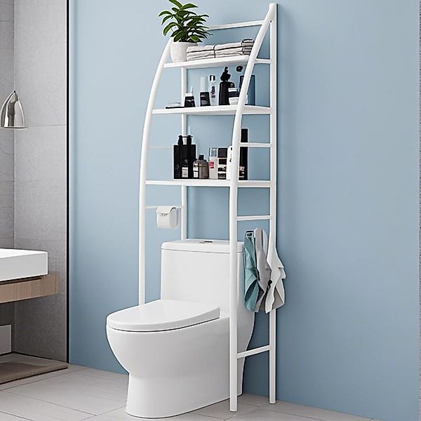 Masbekte Badregal 3 Ablagen Toilettenregal mit günstig online kaufen