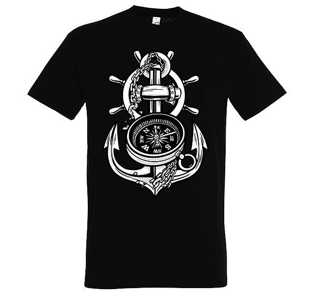 Youth Designz T-Shirt Anker Kompass Herren Shirt mit trendigem Frontprint günstig online kaufen