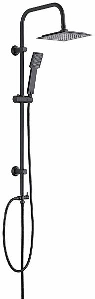 WENKO Duschsystem "Cuadro" mit Regendusche und Handbrause günstig online kaufen