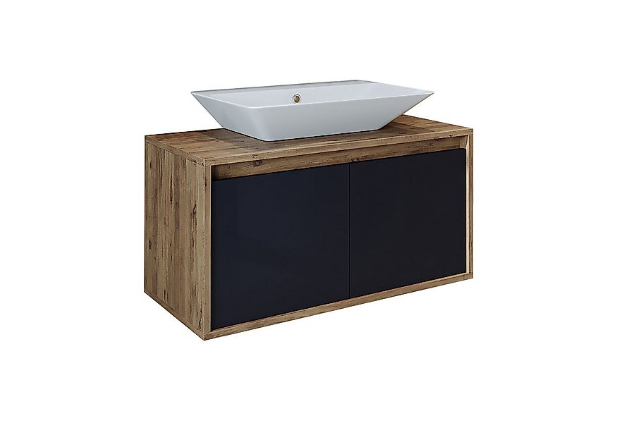 Roomart Badmöbel-Set, (Badezimmermöbel ATLANTIC 85cm in 4 Farben Unterschra günstig online kaufen