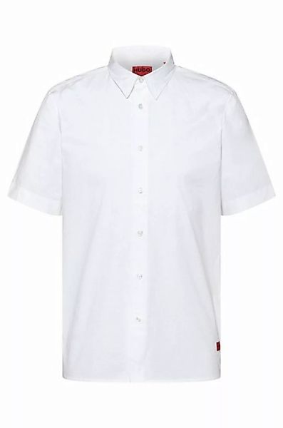 HUGO Langarmhemd Herren Hemd EBOR Straight Relaxed Fit Kurzarm (1-tlg) günstig online kaufen