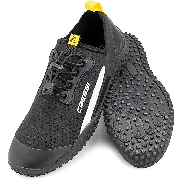 Cressi Sonar Wasserschuh black/yellow Badeschuh günstig online kaufen
