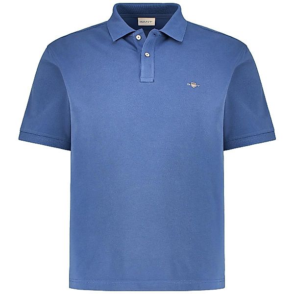 Gant Poloshirt aus Baumwoll-Piqué Farbe blau Größe: 3XL günstig online kaufen