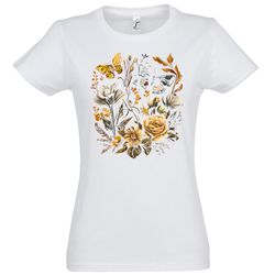 Youth Designz Print-Shirt Flowers Botanic Damen günstig online kaufen