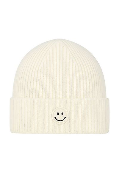 Faera Strickmütze Mit Smiley, Rippenstrick, weiches Tragegefühl (1-St., mod günstig online kaufen