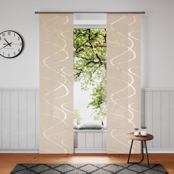 Neutex for you Schiebegardine "Pelotas" Klettband 1 Stk. tlg. inkl. Befesti günstig online kaufen