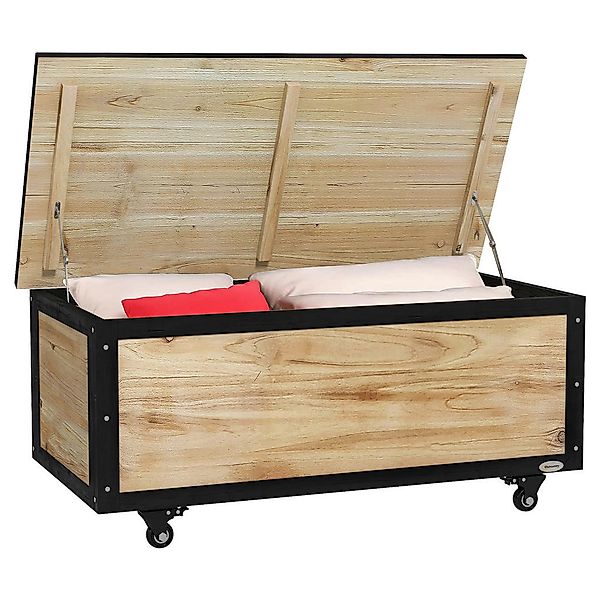 Outsunny Aufbewahrungsbox natur Polypropylen B/H/L: ca. 50x100x43 cm günstig online kaufen