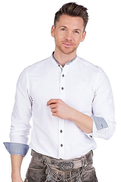 MarJo Trachtenhemd Trachtenhemd - GEORG - weiß/bordeaux, weiß/blau günstig online kaufen