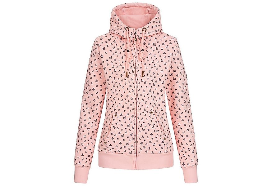 ankerglut Fleecejacke Ankerglut Freundschaft Damen Sweatshirt Jacke günstig online kaufen
