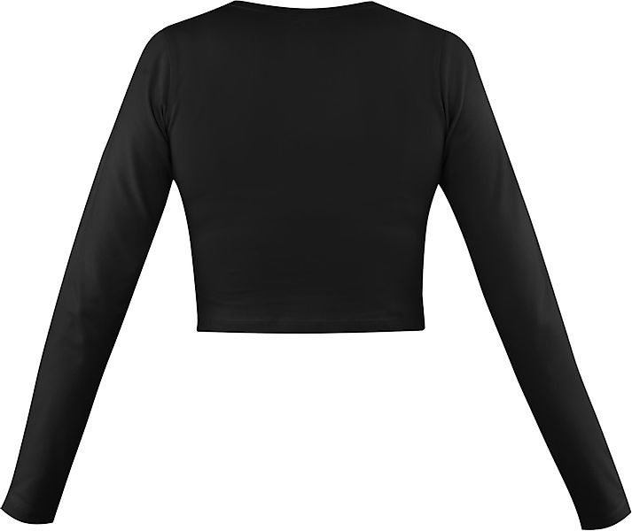 Janice Langarmshirt 3 x Damen crop günstig online kaufen