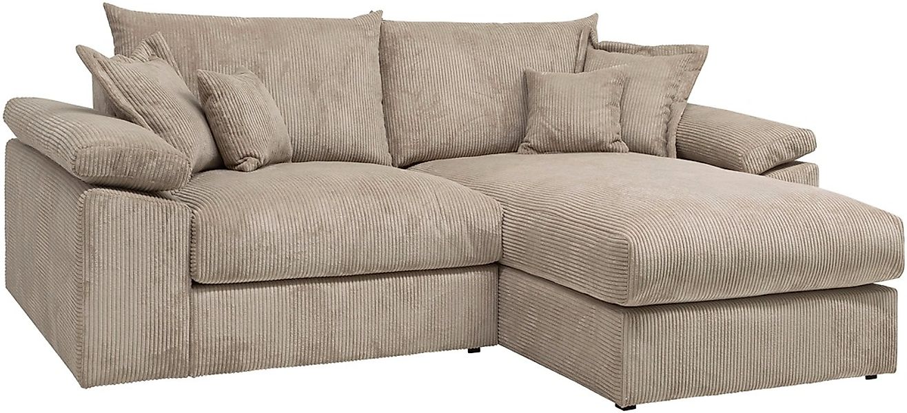 Home affaire Ecksofa »Soft&Cosy XL L-Form - Breite 246 cm«, Mega-Sofa, in C günstig online kaufen