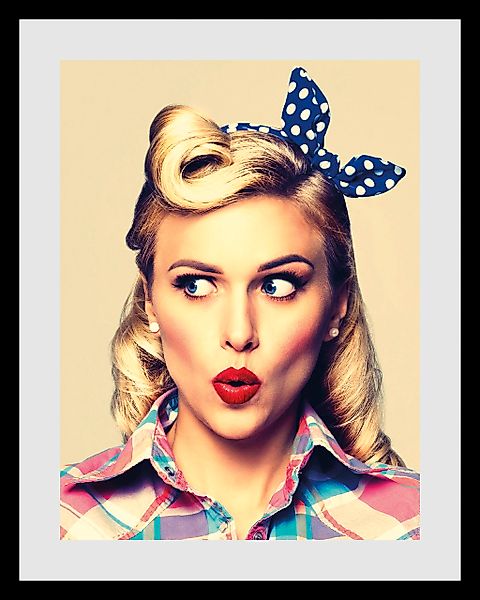 queence Bild »Lady«, Frau-Bilder von Frauen-Art-Kunst-Fashion-Mode-Magazinc günstig online kaufen