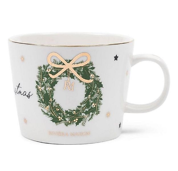 Rivièra Maison Geschirr Henkelbecher We wish You a Merry Christmas günstig online kaufen