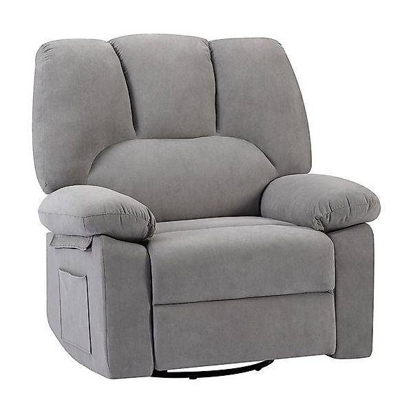 HOMYEDAMIC Big-Sofa Big-Sofa Massagesessel Drehbarer Loungesessel Wohnzimme günstig online kaufen