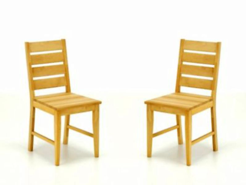 vaja 2er-Set Esszimmerstühle Stühle braun günstig online kaufen