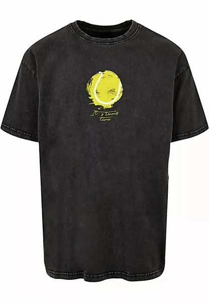 Merchcode T-Shirt Merchcode Herren Its Tennis Time Acid Washed Oversized Te günstig online kaufen