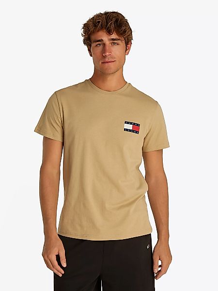 Tommy Jeans T-Shirt "TJM SLIM ESSENTIAL FLAG TEE EXT", Mit Rundhalsausschni günstig online kaufen