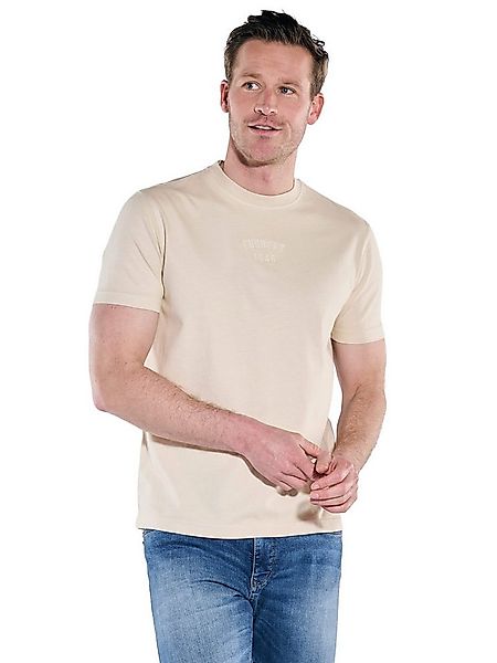 Engbers T-Shirt Herren Rundhals T-Shirt, Beige günstig online kaufen