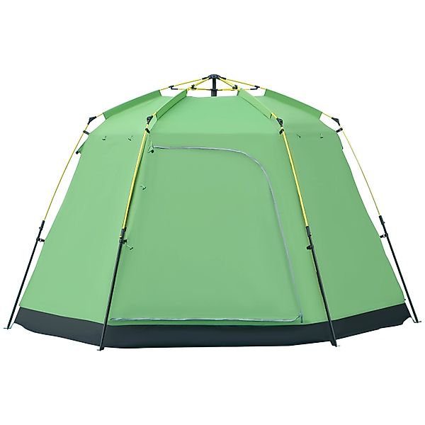 Outsunny Campingzelt Stahl Polyester Oxford Glasfaser 320L x 320B x 180H cm günstig online kaufen