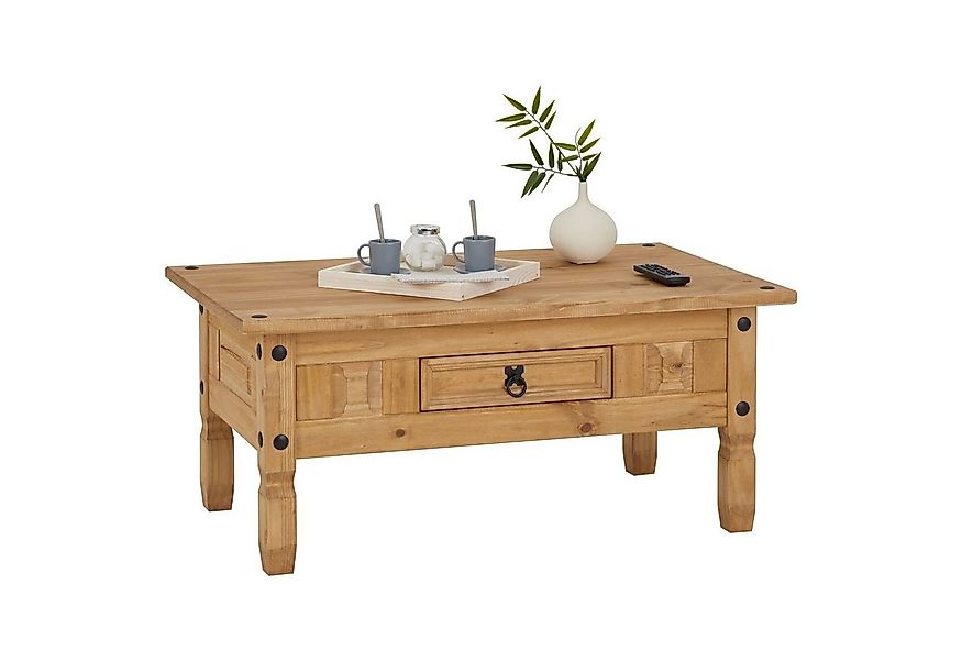 CARO-Möbel Couchtisch SALSA, Wohnzimmertisch 100x60cm, Sofatisch mit Schubk günstig online kaufen