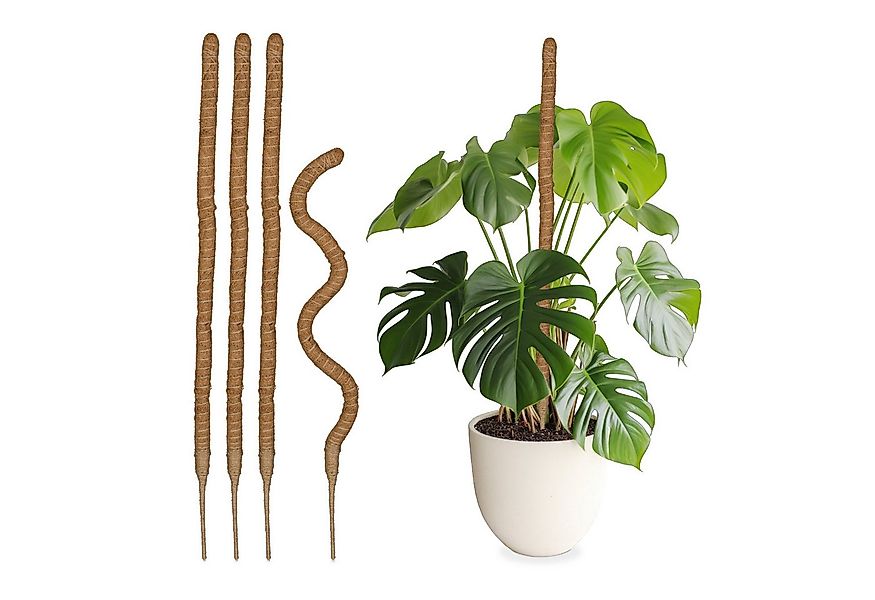 relaxdays Rankhilfe 5er Set Kokosstäbe 90 cm, 5 St. günstig online kaufen