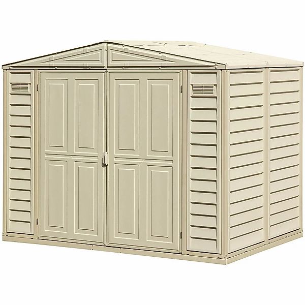 Duramax Kunststoff-Gerätehaus Duramax DuraMate Beige 2,9 m² günstig online kaufen