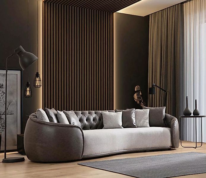 JVmoebel Sofa Luxus Sofa 3 Sitzer Wohnzimmer Kanzlei Möbel, Made in Europa günstig online kaufen