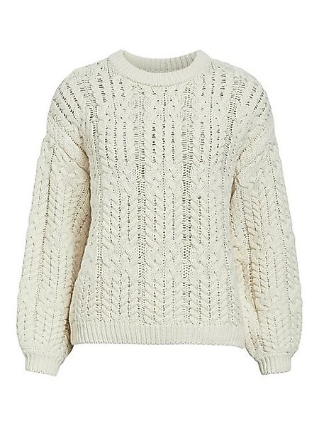 Object Rundhalspullover (1-tlg) Lochmuster günstig online kaufen