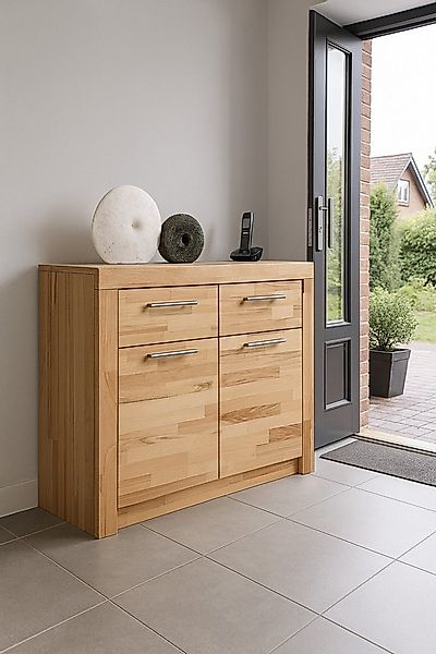 bv-vertrieb Schuhschrank Schuhschrank Kernbuche Garderobenkommode Flurschra günstig online kaufen
