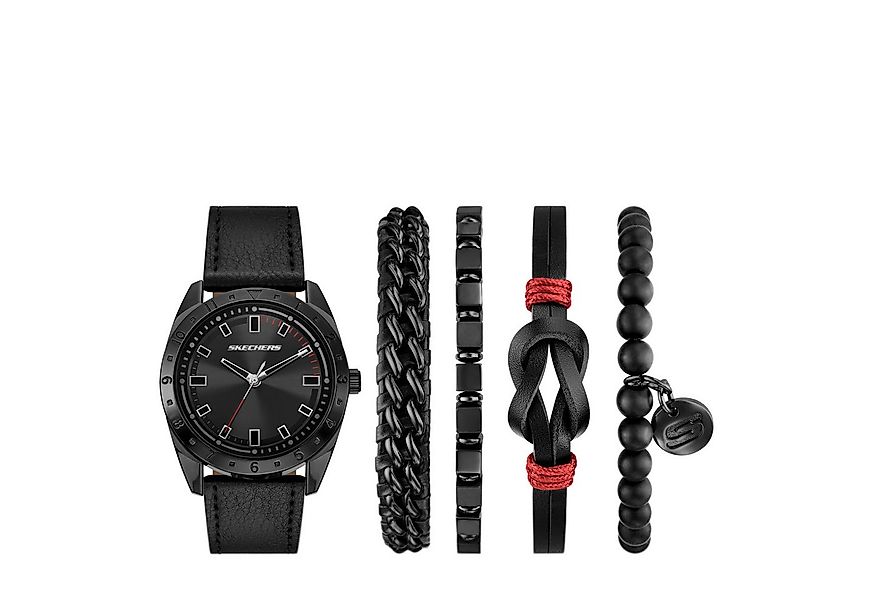 Skechers Quarzuhr SETS SR9139, (Set, 5-tlg., mit 4 Armbändern), Armbanduhr, günstig online kaufen