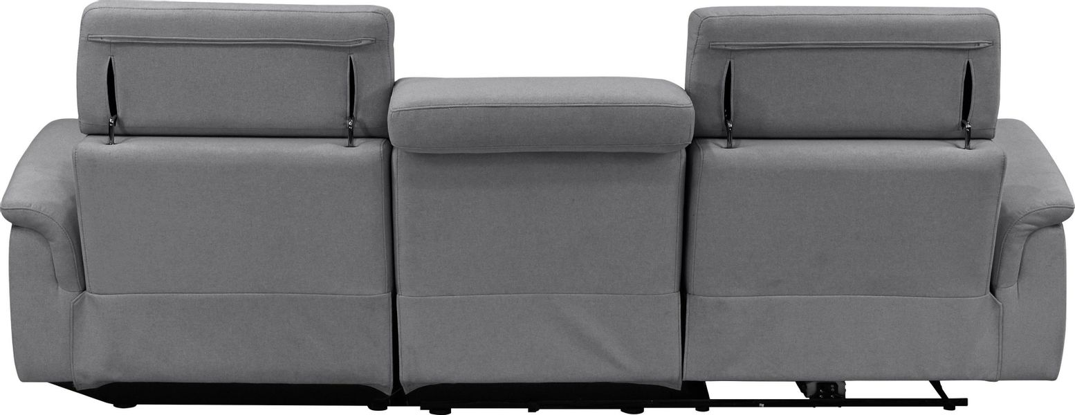 PLACES OF STYLE Ecksofa "Pareli, L-Form, 259cm,m. Recamiere, Echtleder, Kun günstig online kaufen