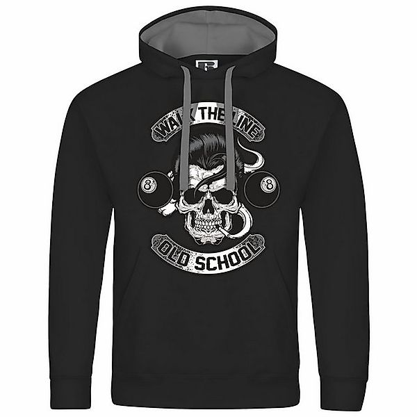 deinshirt Kapuzenpullover Herren Kapuzenpullover Walk the line Mit Print Mo günstig online kaufen