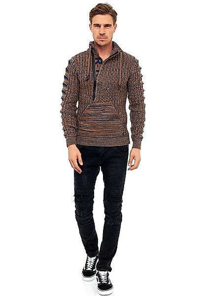 Rusty Neal Strickpullover mit stylischem Ausschnitt günstig online kaufen
