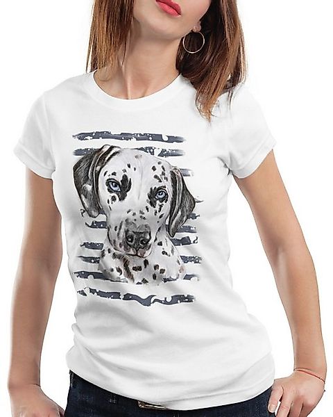 style3 T-Shirt Dalmatiner hundeliebhaber züchter sommer feuerwehr hund günstig online kaufen