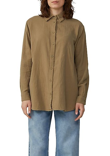 QS Hemdbluse aus luftiger Musselinqualität günstig online kaufen