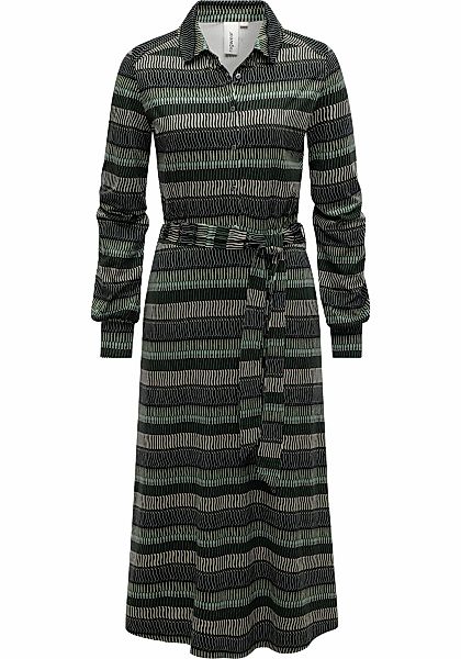 Ragwear Blusenkleid "Plantee Print", Modisches Damenkleid mit Taillengürtel günstig online kaufen
