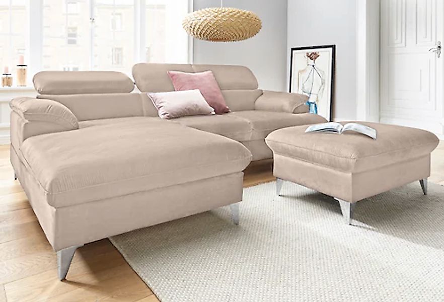 COTTA Polstergarnitur »Caluso L-Form« 2 Stk. tlg. Set bestehend aus: Ecksof günstig online kaufen