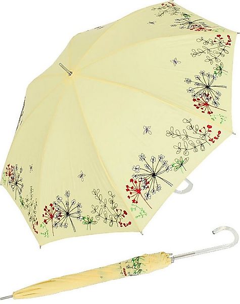 doppler® Stockregenschirm Sonnen und Regenschirm UV Schutz - Lady Butterfly günstig online kaufen