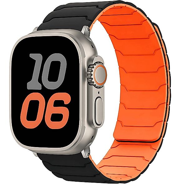 SmartUP Smartwatch-Armband für Apple Watch 11 10 9 8 7 6 5 4 3 SE Ultra Sil günstig online kaufen