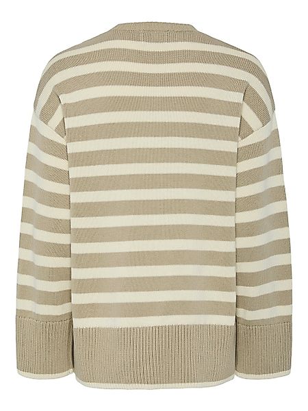 pieces Rundhalspullover PCAVA LS O-NECK SLIT günstig online kaufen