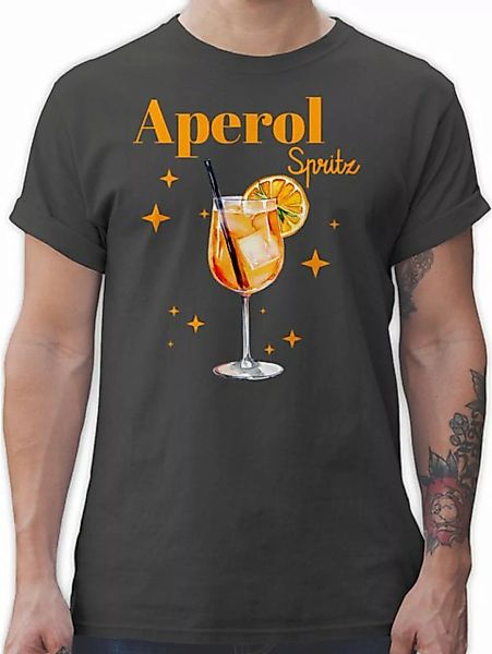 Shirtracer T-Shirt Aperol Spritz Kostüm Aperoli Aperollin Freundin Spritzto günstig online kaufen