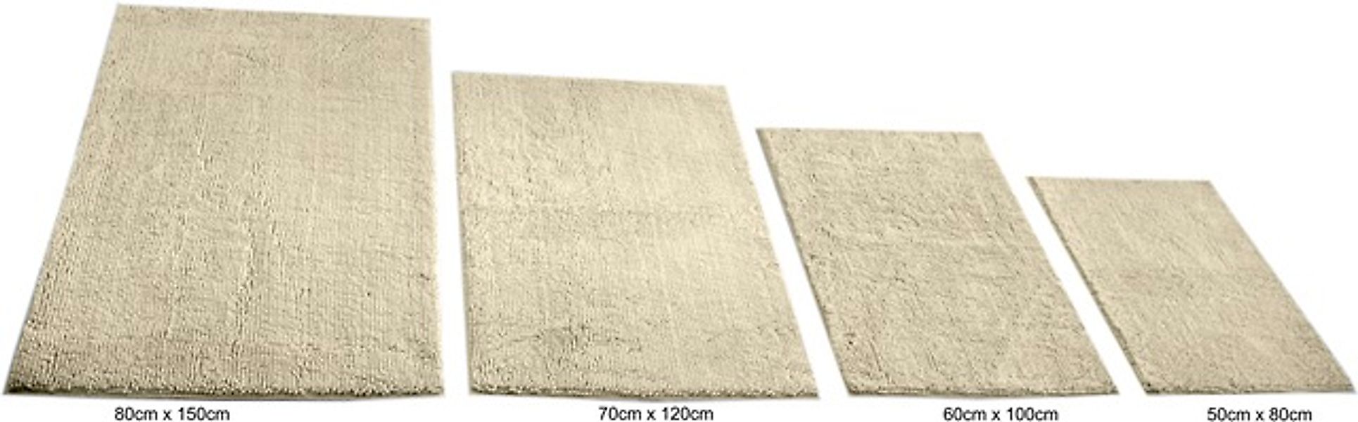 KiNZLER Badematte »Chenille« Höhe 18 mm rutschhemmend beschichtet fußbodenh günstig online kaufen